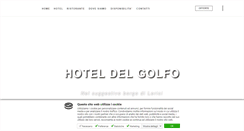 Desktop Screenshot of hoteldelgolfolerici.com