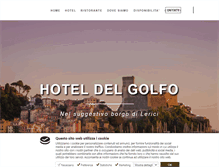 Tablet Screenshot of hoteldelgolfolerici.com